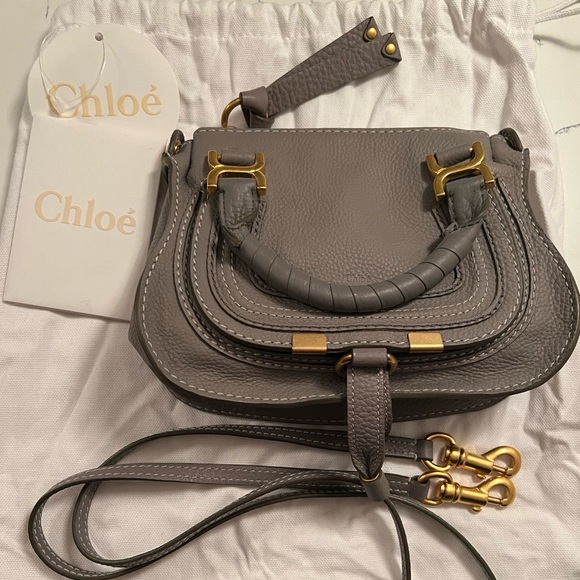 Like New! Chloe Marcie mini double carry bag - Picture 2 of 3